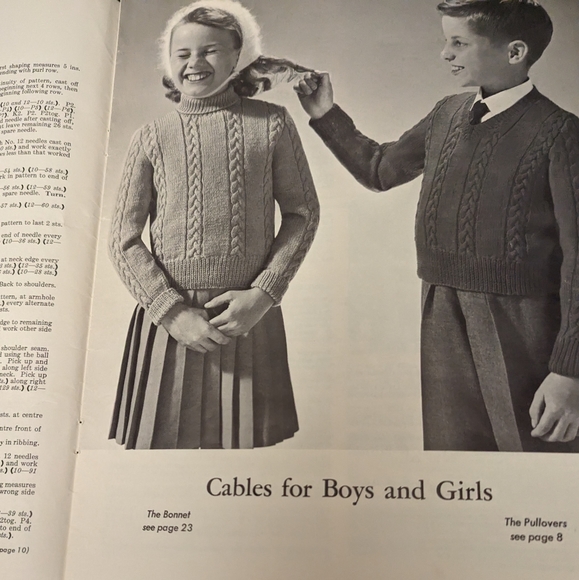 3/$30. Beehive vintage knitting Patterns for boys and Girls. - Picture 7 of 10
